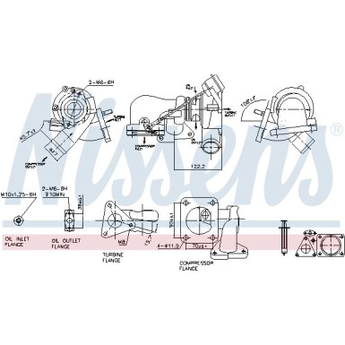 Nissens | Lader, Aufladung | 93251