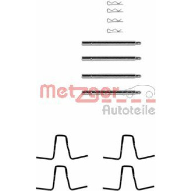 Metzger | Zubehörsatz, Scheibenbremsbelag | 109-0978