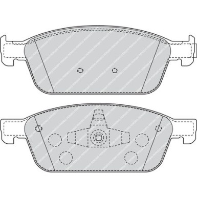 Ferodo | Bremsbelagsatz, Scheibenbremse | FDB4416