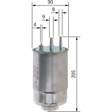 BOSCH | Kraftstofffilter | F 026 402 076