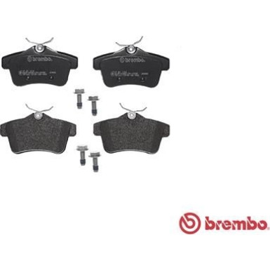 Brembo | Bremsbelagsatz, Scheibenbremse | P 61 114