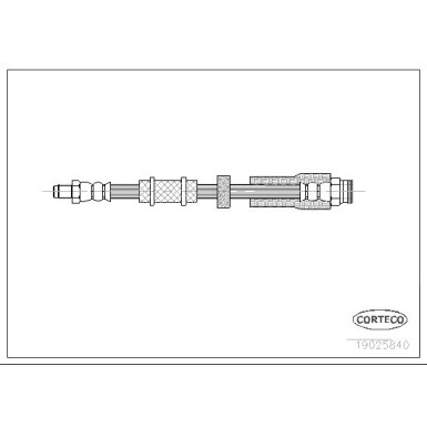 Corteco | Bremsschlauch | 19025840