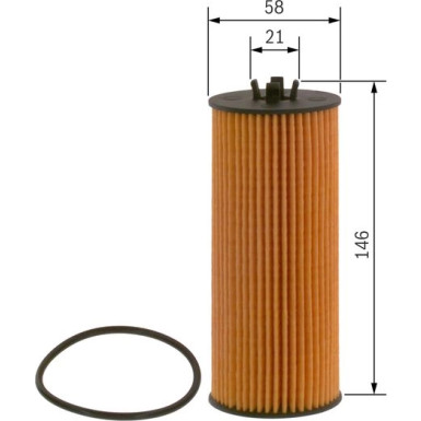 BOSCH F 026 407 237 Ölfilter