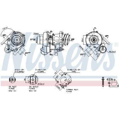 Nissens | Lader, Aufladung | 93059