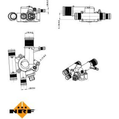 NRF | Thermostat, Kühlmittel | 725059