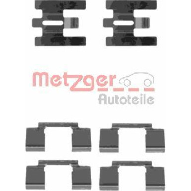 Metzger | Zubehörsatz, Scheibenbremsbelag | 109-1160