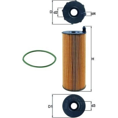 Knecht | Ölfilter | OX 196/3D