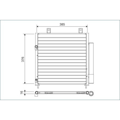 Valeo | Kondensator, Klimaanlage | 822600