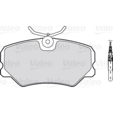 Valeo | Bremsbelagsatz, Scheibenbremse | 301179