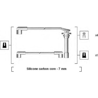 Magneti Marelli | Zündleitungssatz | 941295010851