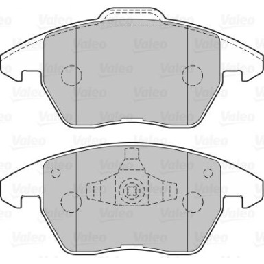 Valeo | Bremsbelagsatz, Scheibenbremse | 301715