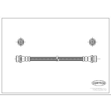 Corteco | Bremsschlauch | 19032870