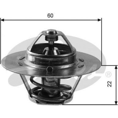 Gates | Thermostat, Kühlmittel | TH12488G1