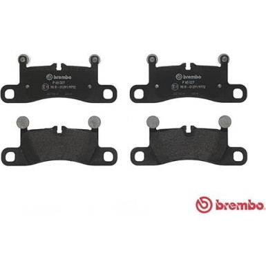 Brembo | Bremsbelagsatz, Scheibenbremse | P 65 027