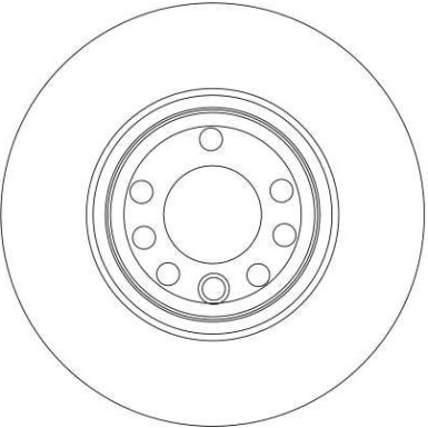 TRW | Bremsscheibe | DF4265S