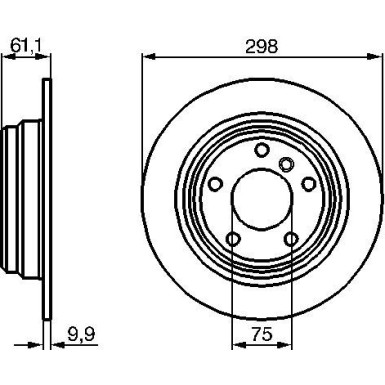 BOSCH | Bremsscheibe | 0 986 478 425