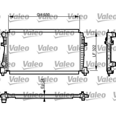 Valeo | Kühler, Motorkühlung | 735557