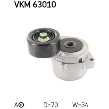 SKF | Spannrolle, Keilrippenriemen | VKM 63010