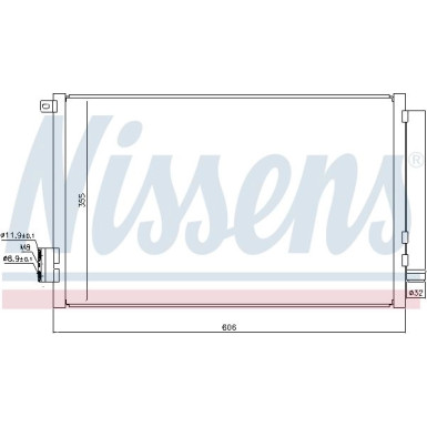 Nissens | Kondensator, Klimaanlage | 940396