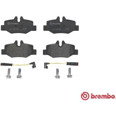 Brembo | Bremsbelagsatz, Scheibenbremse | P 50 051