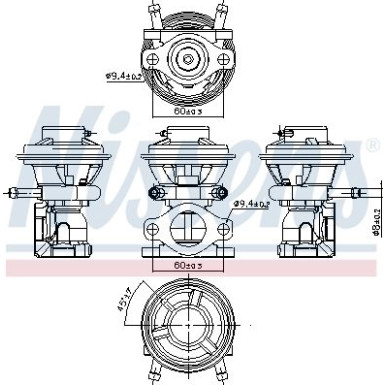 Nissens | AGR-Ventil | 98226