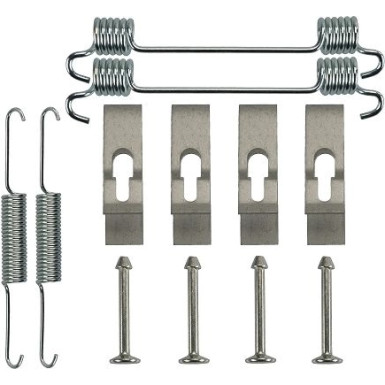 TRW | Zubehörsatz, Feststellbremsbacken | SFK346