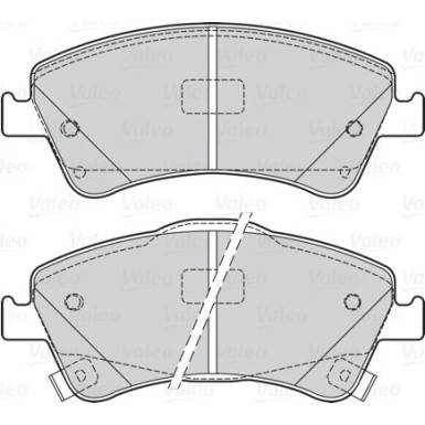 Valeo | Bremsbelagsatz, Scheibenbremse | 302125