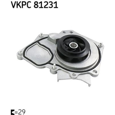 SKF | Wasserpumpe | VKPC 81231