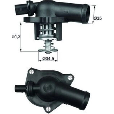 Mahle | Thermostat, Kühlmittel | TI 17 109