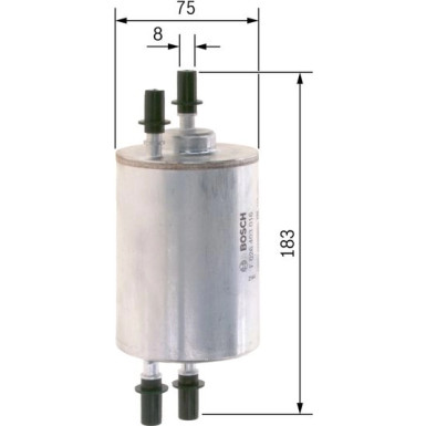 BOSCH | Kraftstofffilter | F 026 403 016