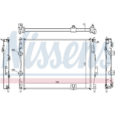 Nissens | Kühler, Motorkühlung | 67367