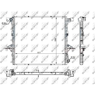 NRF | Kühler, Motorkühlung | 59145