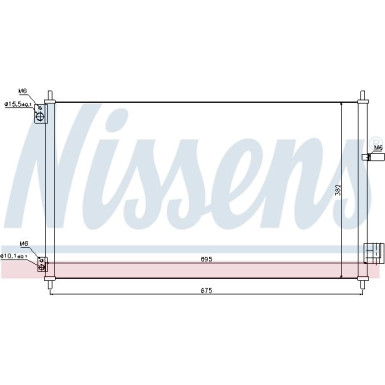 Nissens | Kondensator, Klimaanlage | 940293