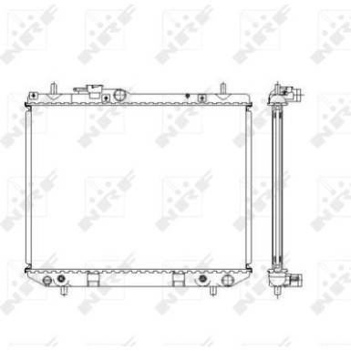 NRF | Kühler, Motorkühlung | 53537