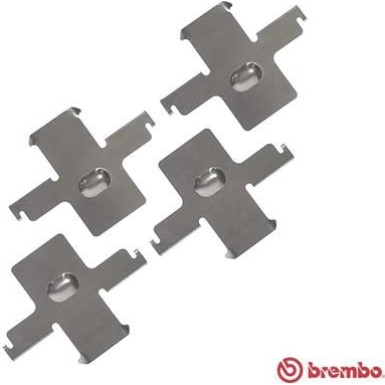 Brembo | Zubehörsatz, Scheibenbremsbelag | A 02 290