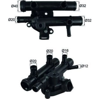 Mahle | Thermostat, Kühlmittel | TI 259 83D