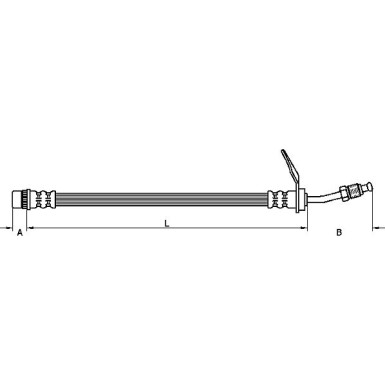 Metzger | Bremsschlauch | 4110211