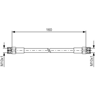 BOSCH | Bremsschlauch | 1 987 476 220