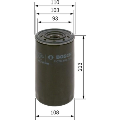 BOSCH F 026 407 049 Ölfilter