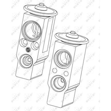 NRF | Expansionsventil, Klimaanlage | 38378