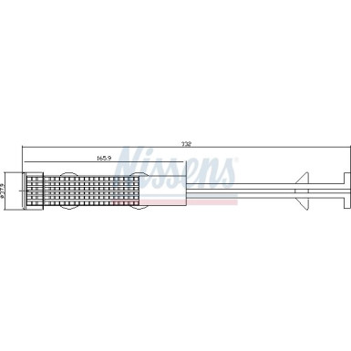 Nissens | Trockner, Klimaanlage | 95599