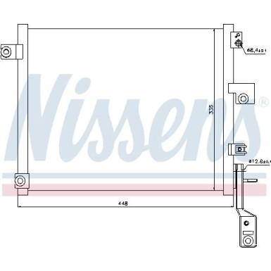 Nissens | Kondensator, Klimaanlage | 940171