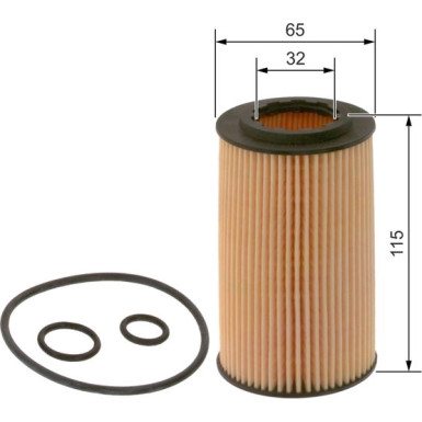 BOSCH F 026 407 112 Ölfilter