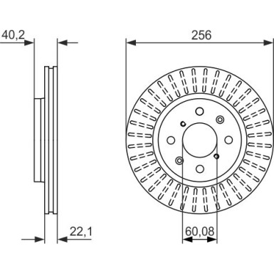 BOSCH | Bremsscheibe | 0 986 479 788