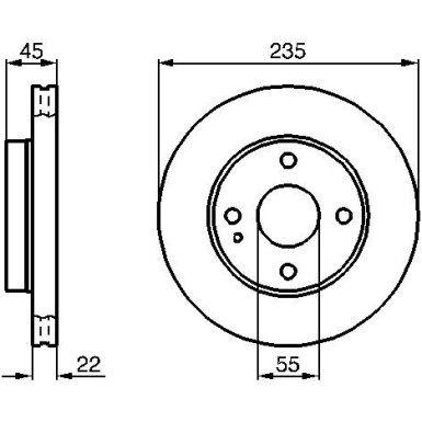 BOSCH | Bremsscheibe | 0 986 478 219