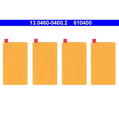 ATE | Zubehörsatz, Scheibenbremsbelag | 13.0460-0400.2