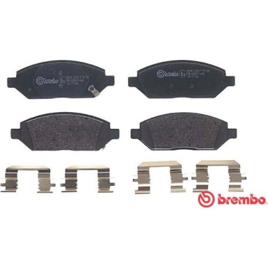 Brembo | Bremsbelagsatz, Scheibenbremse | P 59 088