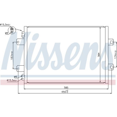 Nissens | Kondensator, Klimaanlage | 940077