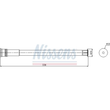 Nissens | Trockner, Klimaanlage | 95463