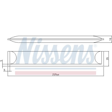 Nissens | Trockner, Klimaanlage | 95608